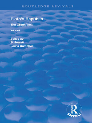 cover image of Plato's Republic (Vol 2)